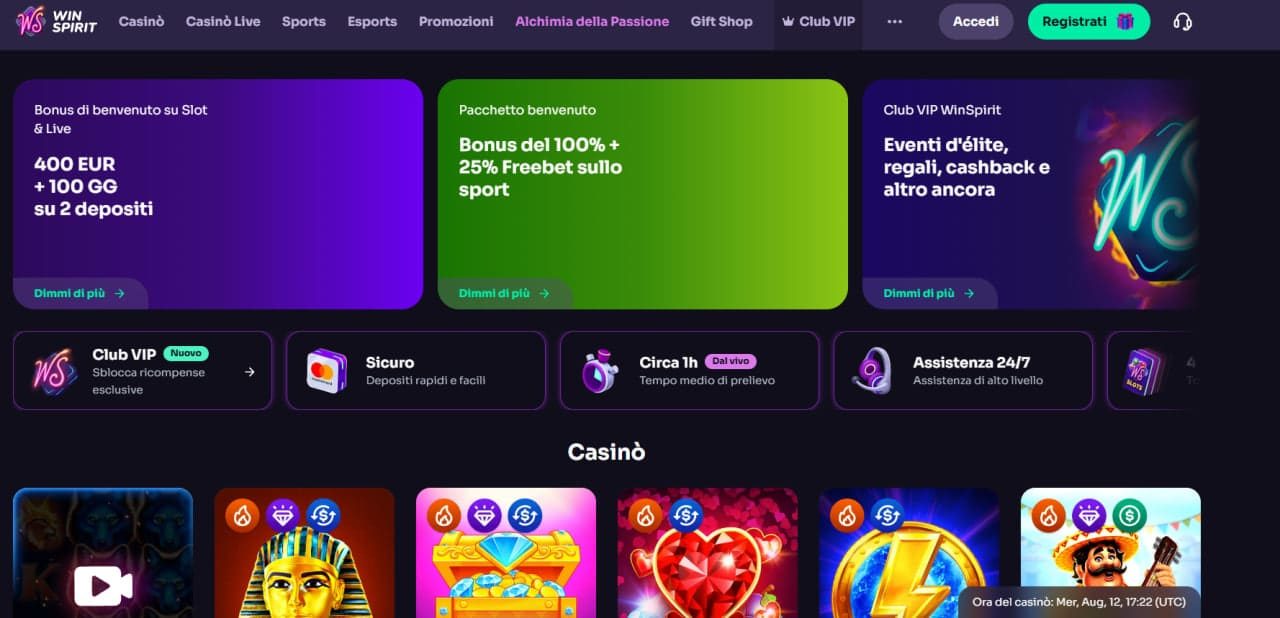 WinSpirit Casino